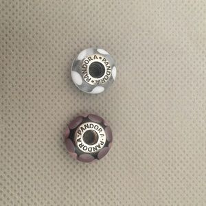 RETIRED authentic Pandora charms (glass set)